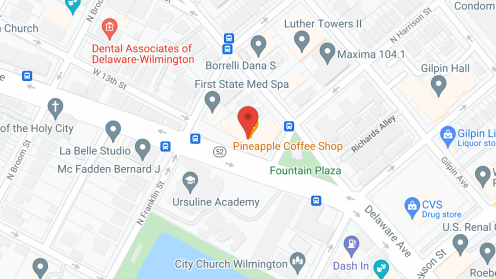Map of the neighborhood around Luther Towers