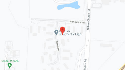 Map of the neighborhood around Marydale Retirement Village