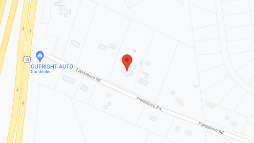 Map of the neighborhood around Mundey Manor