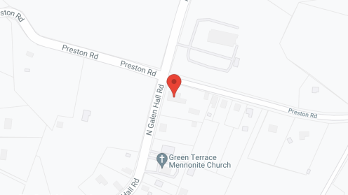 Map of the neighborhood around Danken House