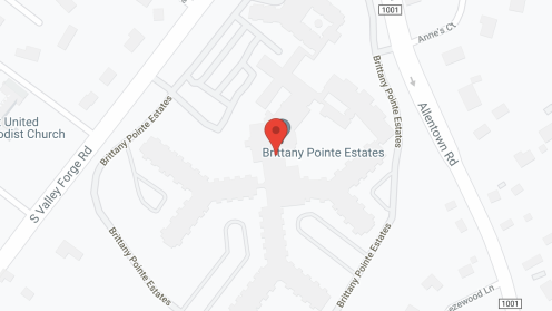 Map of the neighborhood around Willowbrooke - Brittany Pointe Estates