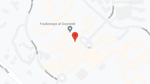 Map of the neighborhood around Foulkeways at Gwynedd