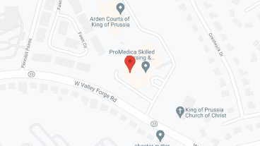 Arden Courts A ProMedica Memory Care Community in King of Prussia in google map
