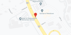 Sunrise of Westtown in google map