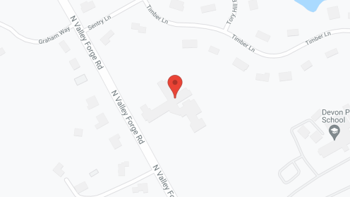 Map of the neighborhood around The Devon Senior Living