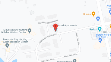 Hazlewood Apartments in google map