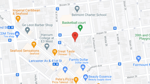 Map of the neighborhood around Aspen House