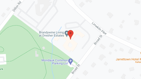 Map of the neighborhood around Brandywine at Dresher Estates
