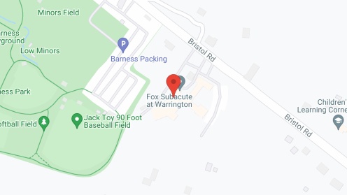 Map of the neighborhood around Fox Subacute Ctr