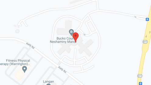 Map of the neighborhood around Neshaminy Manor