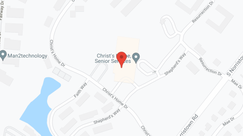 Map of the neighborhood around Christ's Home