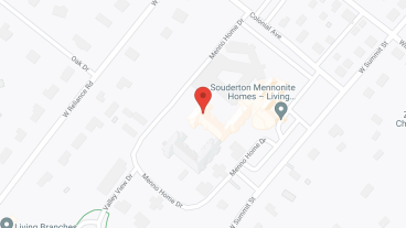 Souderton Mennonite Homes, a CCRC in google map