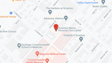 Serenity Care Scranton in google map