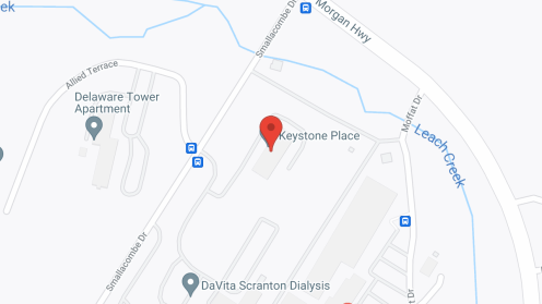 Map of the neighborhood around Northeast Apartments