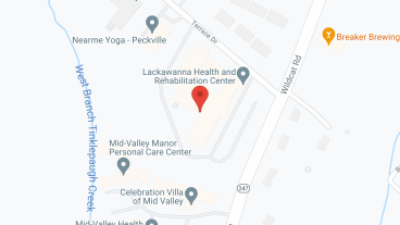 Lackawanna Health and Rehab Center in google map