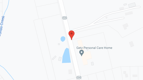 Map of the neighborhood around Getz Personal Care Home Inc
