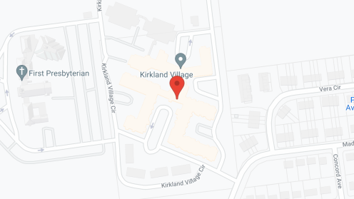 Map of the neighborhood around Kirkland Village