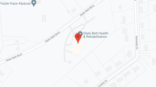Map of the neighborhood around Slate Belt Nursing Home