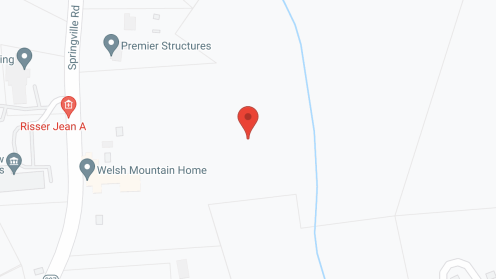 Map of the neighborhood around Welsh Mountain Home