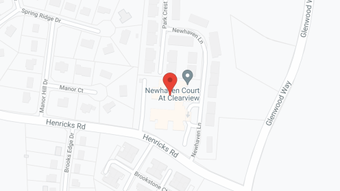 Map of the neighborhood around Newhaven Court at Clearview