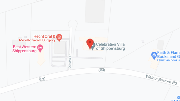 Celebration Villa of Shippensburg in google map