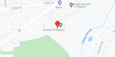 Sunrise of Wayland in google map