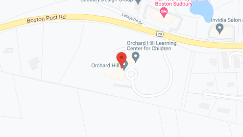 Map of the neighborhood around Orchard Hill at Sudbury