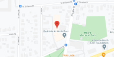 Parkside North East in google map