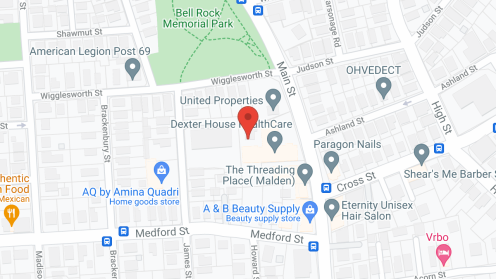 Map of the neighborhood around Golden Living Center Dexter House