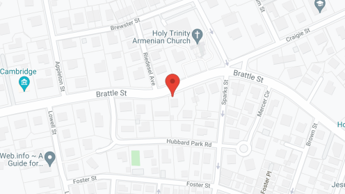 Map of the neighborhood around Youville House
