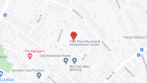 Map of the neighborhood around Park Place Rehabilitation and Skilled Care Center
