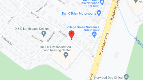 Map of the neighborhood around The Ellis Nursing and Rehab Center