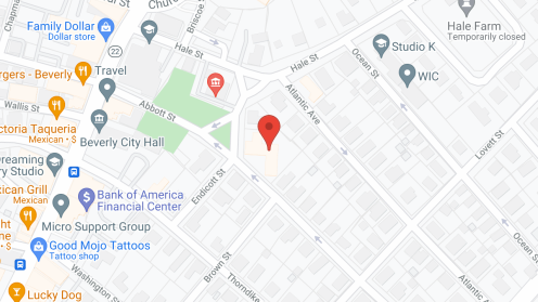 Map of the neighborhood around Harborlight House Properties