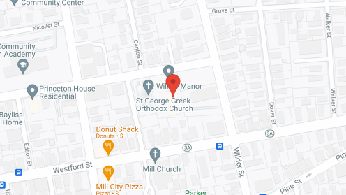 Map of the neighborhood around Willow Manor