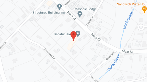 Map of the neighborhood around Decatur House Assisted Living Residence