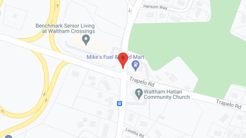 Map of the neighborhood around Benchmark Senior Living at Waltham Crossings