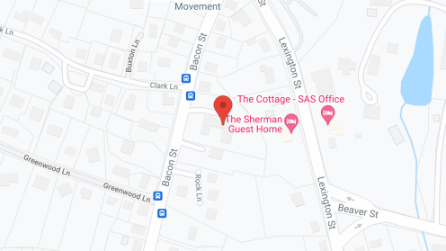 Map of the neighborhood around Piety Corner Nursing Home