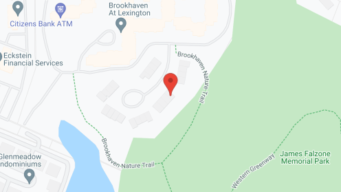 Map of the neighborhood around Brookhaven at Lexington