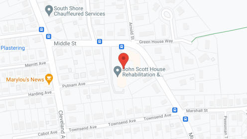 Map of the neighborhood around John Scott House Rehabilitation and  Nursing Center
