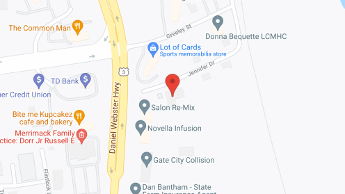 Map of the neighborhood around Rose Haven At Merrimack