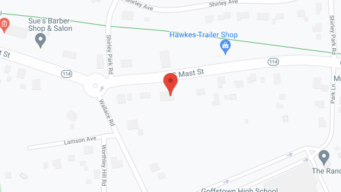 Map of the neighborhood around Golden Haven