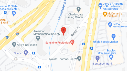 Map of the neighborhood around Charlesgate South