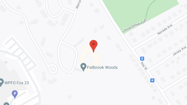 Fallbrook Woods in google map