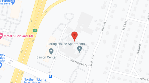 Map of the neighborhood around Harold G Loring House
