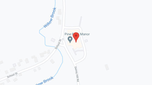 Map of the neighborhood around Pine Rock Manor