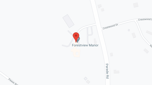 Map of the neighborhood around Forestview Manor Assisted Living