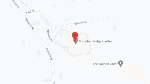Map of the neighborhood around Mountain Ridge Center