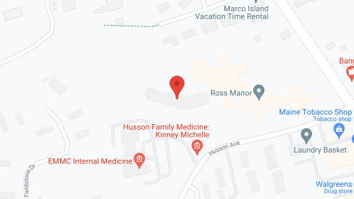 Map of the neighborhood around Ross Manor