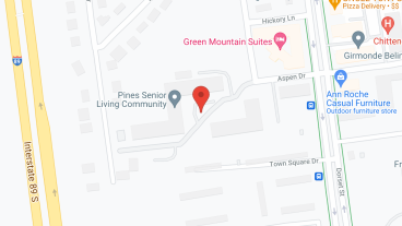 Pines Senior Living Community in google map