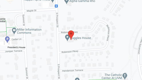 Map of the neighborhood around Ruggles House